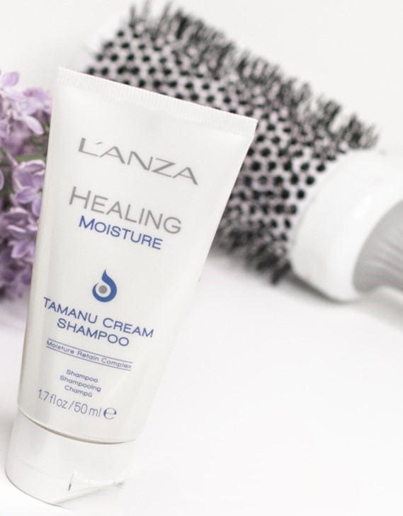 Відновлювальний крем-шампунь з олією Тамань LʼANZA Healing Moisture Tamanu Cream Shampoo, 50 ml - 2